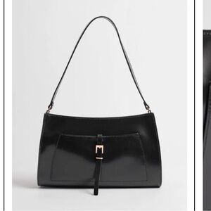 & other stories saddle stitched leather bag